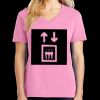 Ladies Core Cotton V Neck Tee Thumbnail