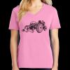 Ladies Core Cotton V Neck Tee Thumbnail